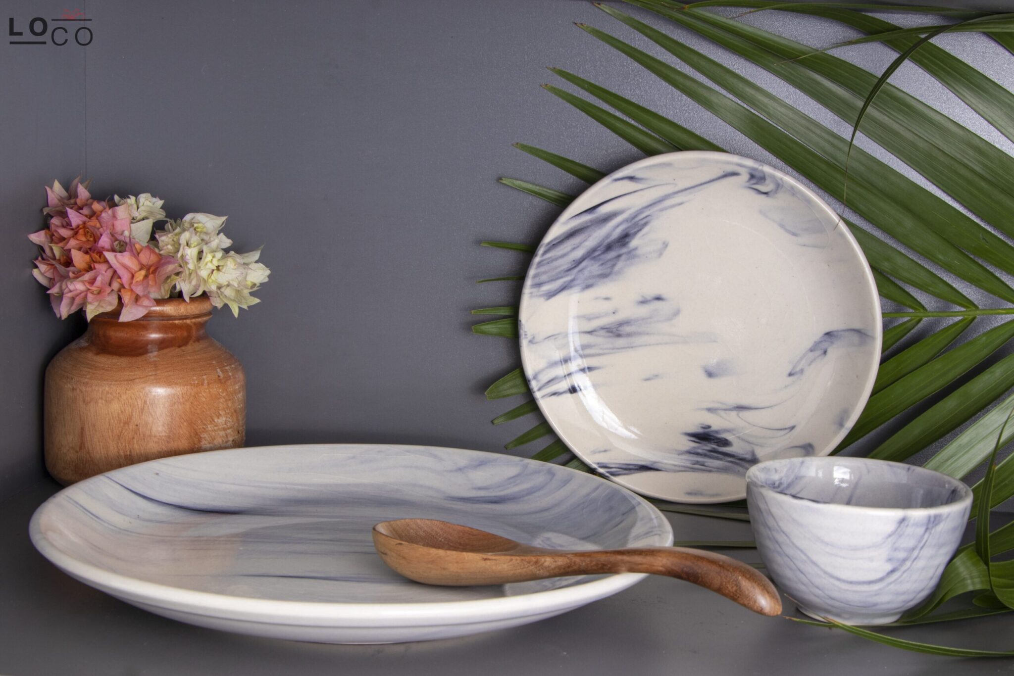 Marble online dish set